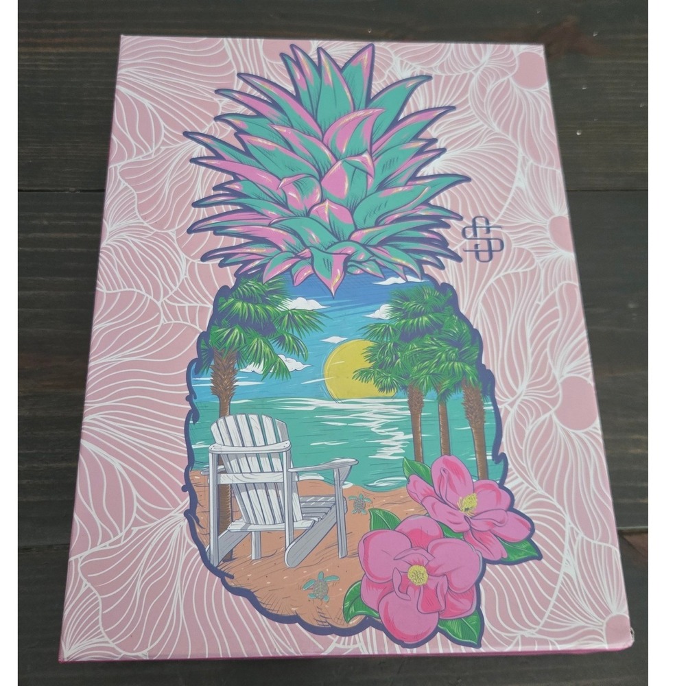 Simply Southern Paradise 1000 Pc Jigsaw Puzzle Beach Tropical Summer Pineapple